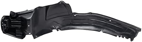 TRQ Front Right Inner Fender Liner Black Passenger Side