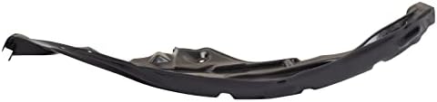 TRQ Front Left Rearward Inner Fender Liner Black Drivers Side