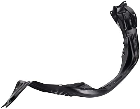 TRQ Front Right Inner Fender Liner Black Passenger Side