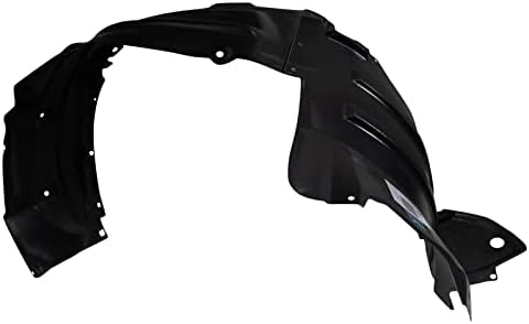 TRQ Front Left Inner Fender Liner Black Drivers Side