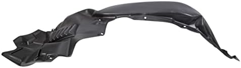TRQ Front Right Inner Fender Liner Black Passenger Side