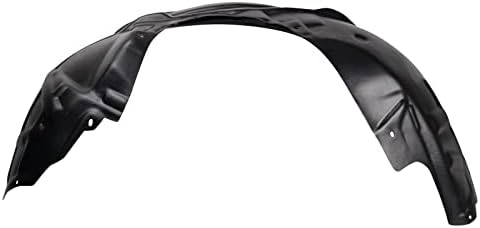 TRQ Front Left Inner Fender Liner Black Drivers Side