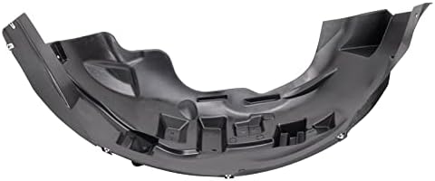 TRQ Front Left Inner Fender Liner Black Drivers Side