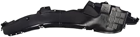 TRQ Front Left Inner Fender Liner Black Drivers Side