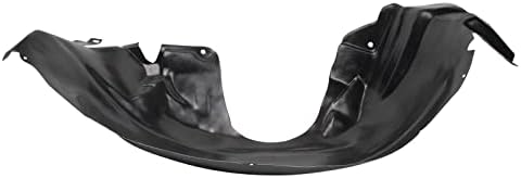TRQ Front Right Inner Fender Liner Black Passenger Side