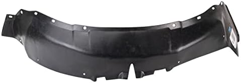 TRQ Front Left Inner Fender Liner Black Drivers Side