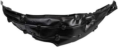 TRQ Front Left Inner Fender Liner Black Drivers Side