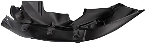 TRQ Front Right Inner Fender Liner Black Passenger Side