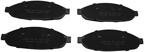 TRQ Front Brake Pads Ceramic Hardware