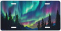Aurora Borealis Front License Plate 6" * 12" for Women