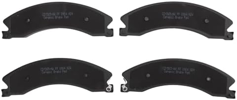 TRQ Front and Rear Ceramic Brake Pad Set Includes Contact Point Grease