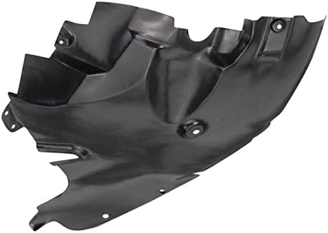 TRQ Front Left Rearward Inner Fender Liner Black Drivers Side