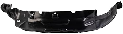 TRQ Front Left Inner Fender Liner Black Drivers Side