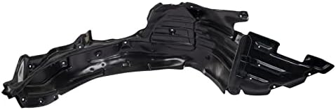 TRQ Front Left Inner Fender Liner Black Drivers Side