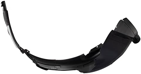 TRQ Front Right Inner Fender Liner Black Passenger Side