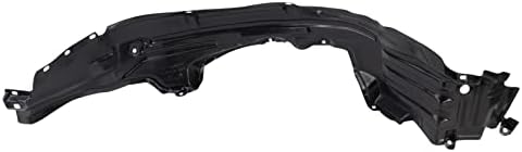 TRQ Front Right Inner Fender Liner Black Passenger Side