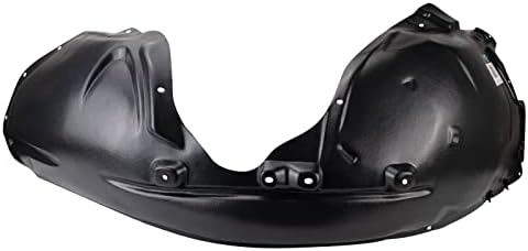 TRQ Front Right Inner Fender Liner Black Passenger Side