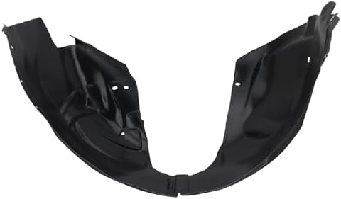 TRQ Front Right Inner Fender Liner Black Passenger Side