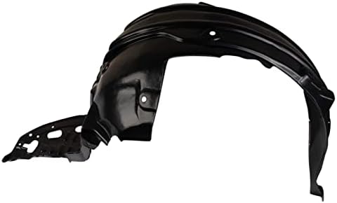 TRQ Front Right Inner Fender Liner Black Passenger Side