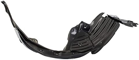 TRQ Front Left Inner Fender Liner Black Drivers Side