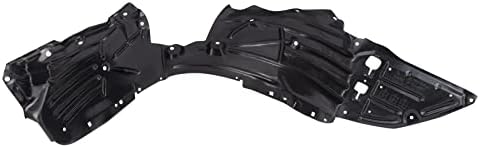 TRQ Front Left Inner Fender Liner Black Drivers Side