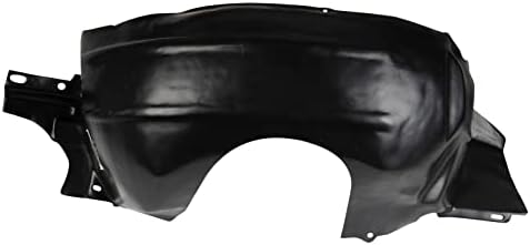 TRQ Front Left Inner Fender Liner Black Drivers Side