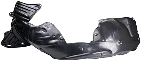 TRQ Front Left Inner Fender Liner Black Drivers Side