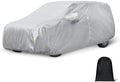 Amazon Basics Full Car Cover, Fits SUV Vehicles up to 193", Silver