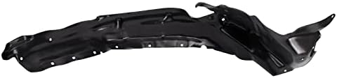 TRQ Front Left Inner Fender Liner Black Drivers Side