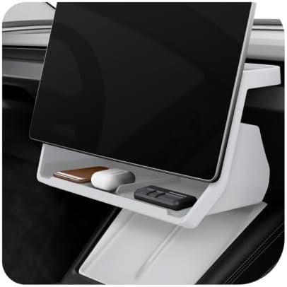 Spigen Under Screen Storage Organizer for Tesla Model Y Juniper - White