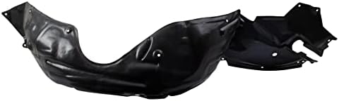 TRQ Front Right Inner Fender Liner Black Passenger Side