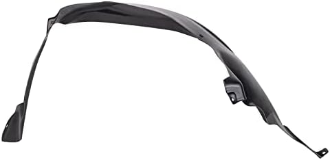 TRQ Front Left Inner Fender Liner Black Drivers Side