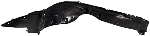 TRQ Front Left Inner Fender Liner Black Drivers Side