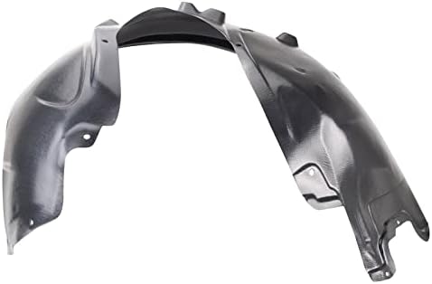 TRQ Left Inner Fender Liner Black Drivers Side