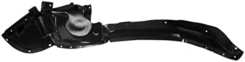 TRQ Front Right Inner Fender Liner Black Passenger Side