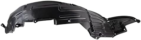 TRQ Front Left Inner Fender Liner Black Drivers Side
