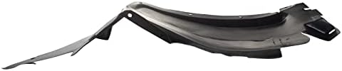 TRQ Front Left Forward Inner Fender Liner Black Drivers Side