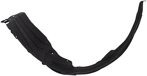 TRQ Front Right Inner Fender Liner Black Passenger Side