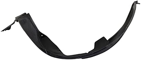 TRQ Front Right Inner Fender Liner Black Passenger Side