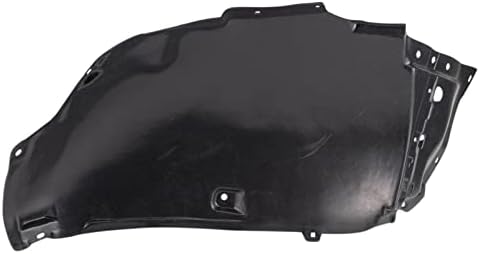 TRQ Front Left Forward Inner Fender Liner Black Drivers Side