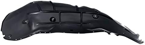 TRQ Left Inner Fender Liner Black Drivers Side