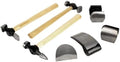 Performance Tool W1007DB 7-Piece Auto Body Repair Kit with Carbon Steel Hammer Heads and Dollies on Wood Handles by PerformanceTool