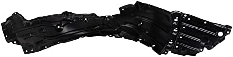 TRQ Front Left Inner Fender Liner Black Drivers Side