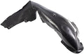TRQ Front Right Inner Fender Liner Black Passenger Side