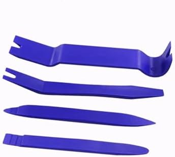 Auto Door Clip Panel Trim Removal Tool Kits Navigation Plastic Seesaw Conversion Tool Car Removal Trim Clip Dashboard RepairTool(Blue 4pcs) by Unknown