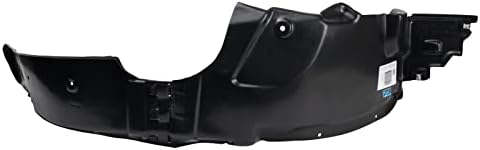 TRQ Front Right Inner Fender Liner Black Passenger Side