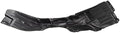 TRQ Front Right Inner Fender Liner Black Passenger Side