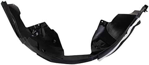 TRQ Right Inner Fender Liner Black Passenger Side