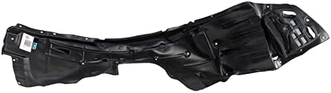 TRQ Front Right Inner Fender Liner Black Passenger Side