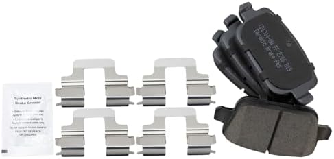 TRQ Rear Brake Pads Ceramic Hardware